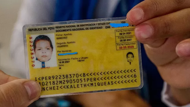 Requisitos para cambiar la foto de DNI amarillo de tu bebé recién nacido