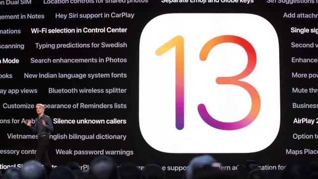 Apple puso este jueves a disposición de todos usuarios que tengan un iPhone 6S o superior su nuevo sistema operativo, el iOS 13. Foto: AFP