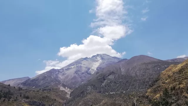 El volcán Ubinas está ubicado en la región de Moquegua, Perú. (Foto: Andina)