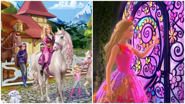 Barbie y sus hermanas en Una aventura de caballos / Barbie y la puerta secreta. (Captura: Sensacine)