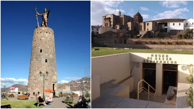 Monumento a Pachacutec y Museo Qorinkancha. (Fotos: Andina / NC Travel Cusco)