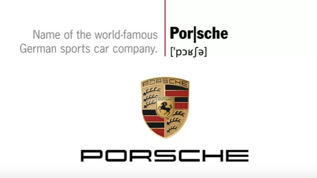 Porsche nos ense&ntilde;a c&oacute;mo pronunciar su marca