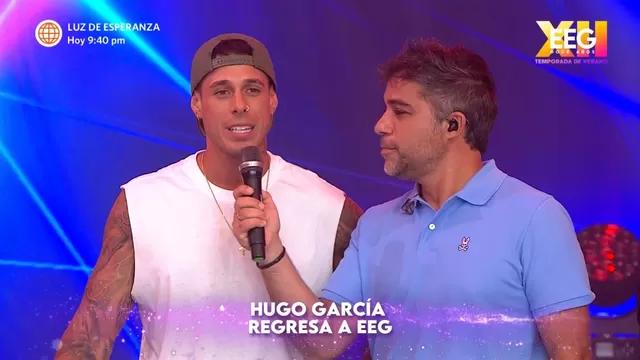 Hugo García volvió a EEG después de un año. (Foto: América TV)