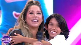 Sofía Franco presentó a su hijo Salvador por primera vez en televisión
