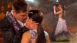 Gino Pesaressi besó apasionadamente a su bailarina en el baile final antes de ganar "El gran show"