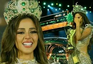 Luciana Fuster lloró en su primer desfile como la nueva reina del Miss Grand 2023