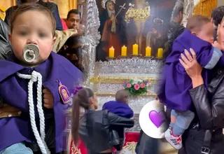 Paolo Guerrero: Ana Paula Consorte y su hijo Paolo André visitaron por primera vez Las Nazarenas 