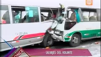 Choque de Chosicanos dejó un muerto y más de 90 heridos
