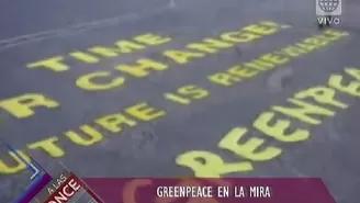 Greenpeace en la mira de la justicia por daño a Líneas de Nazca
