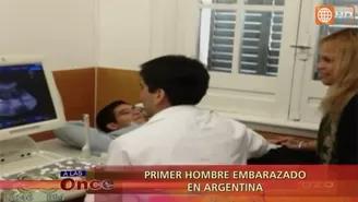 A las Once: Alexis Taborda, el primer hombre embarazado en Argentina