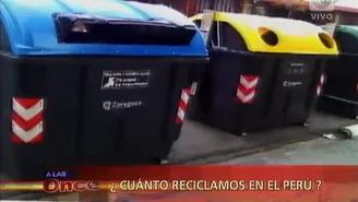 El reciclaje, la solución para los problemas del medio ambiente en Perú
