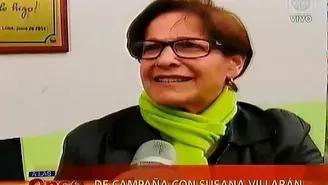 Susana Villarán: "Hace 4 años hay una campaña en contra mía"
