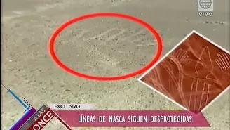 ¿Y las autoridades? Líneas de Nazca siguen desprotegidas