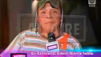 	Edwin Sierra se transformó en El Chavo del Ocho