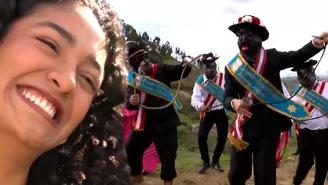 Cristóbal ganó el amor de July al bailar como los "Negritos de Recuay"