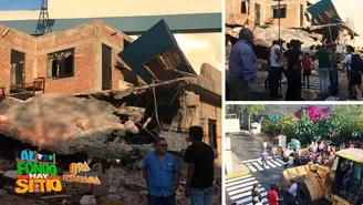 Detrás de cámaras AFHS: Así fue la destrucción de la casa Gonzales