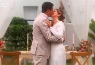 Pepe y Rafaella se casaron y sellaron su amor con apasionado beso