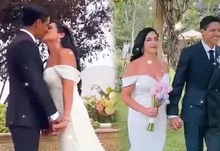 André Silva celebró a lo grande su boda con Adriana Álvarez, hija de Michelle Alexander