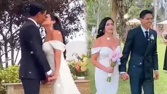 André Silva celebró a lo grande su boda con Adriana Álvarez, hija de Michelle Alexander