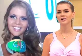 Brunella Horna y su reacción al ver cómo lucía cuando participó al Miss Perú: "No tenía ninguna operación"