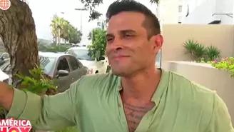 Christian Domínguez se pronuncia tras pasar la noche en casa de Pamela Franco