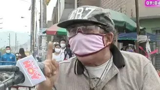 Vendedor ambulante de SJL: "Más miedo le tengo al hambre que al coronavirus"