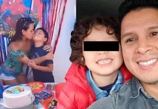 Florcita Polo y Néstor Villanueva celebraron el cumpleaños de su hijo mayor por separado