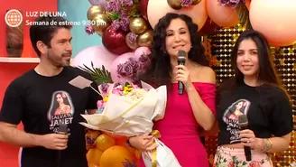 	Janet Barboza fue sorprendida por su hija Antonella Huarac y su novio Miguel Bayona en su cumpleaños.