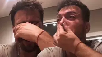 Julián Zucchi lloró desconsoladamente durante transmisión en vivo