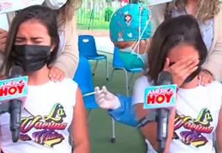 Merly Morello lloró en vivo tras recibir su primera vacuna contra el COVID-19
