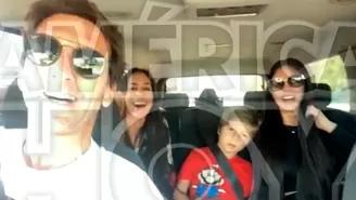 Sheyla Rojas se reencontró con su hijo Antoñito y Antonio Pavón en México