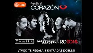 Festival Corazón: América tvGO te regala entradas dobles para este concierto