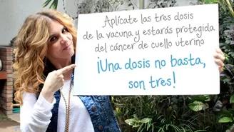 Johanna San Miguel brinda consejos para prevenir el cáncer de cuello uterino