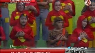 El adiós a 'Chespirito': el homenaje en el Estadio Azteca