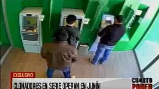 Así es como delincuentes roban en cajeros automáticos de Junín