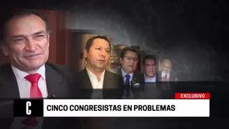 Cinco congresistas fueron acusados por David Cornejo de actos irregulares