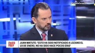 Entrevista al secretario general de la Federación Peruana de Fútbol, Juan Matute