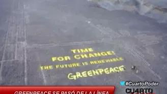 Greenpeace se pasó de la línea