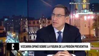 Martín Vizcarra opinó sobre la figura de la prisión preventiva y Alan García