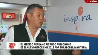 Médico peruano es elegido nuevo héroe CNN 2018 por su labor humanitaria