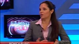 Ministra Mónica Rubio: “No pedí permiso a Nadine, sólo fue un gesto cortés”