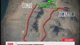 'Pasamayito': el peligroso camino informal que conecta Comas con Jicamarca