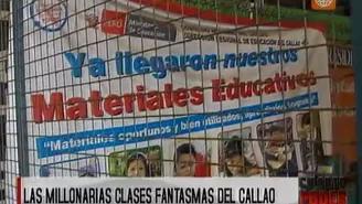 Callao: detectan irregularidades en millonarias capacitaciones para profesores