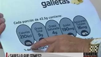 	Muchos peruanos no entienden las etiquetas de productos. Video: América TV