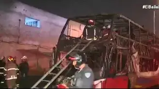 San Martín de Porres: incendio de bus en exterminal de Fiori dejó al menos 20 muertos