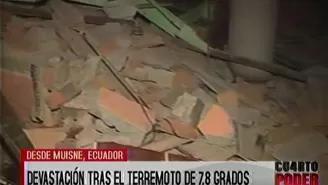 Terremoto en Ecuador: más de 240 fallecidos y 2500 heridos