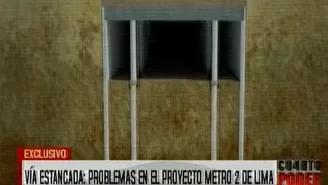Vía estancada: problemas en el proyecto Metro 2 de Lima