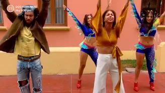 Claudia María y Charly bailaron al ritmo de 'Si vinieras por mi' junto a las gemelas