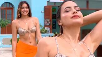 Ninfa alborotó a todo el barrio de San José con sensual bikini