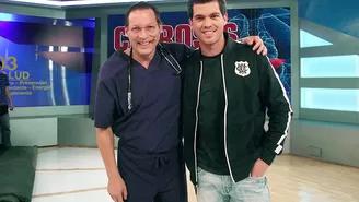 [FOTOS] Actor Juan Carlos Rey de Castro estuvo con Doctor TV